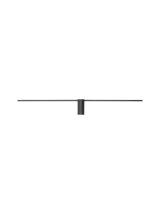 Nowodvorski Spin M Modern Lamp Wall with Integrated LED and Warm White Light Black 99x12.5x5.5cm