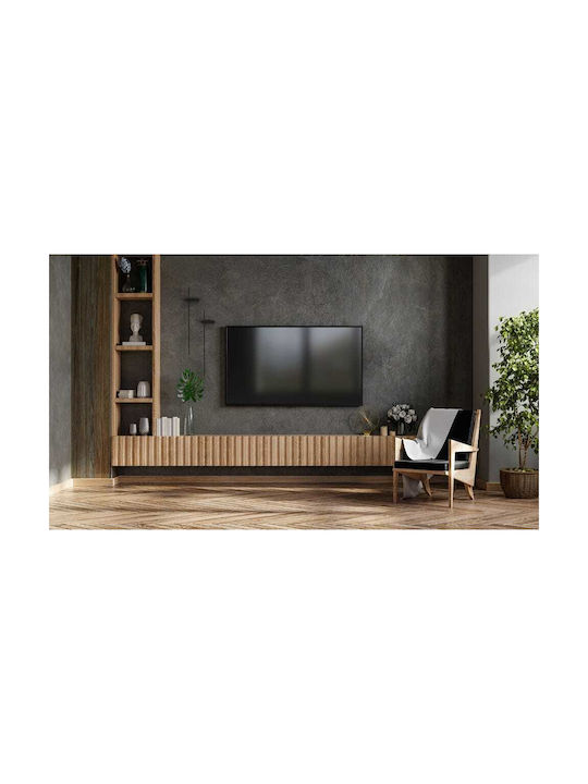 Nowodvorski Motive M Modern Lamp Wall with Integrated LED and Warm White Light Black 80x18x5cm