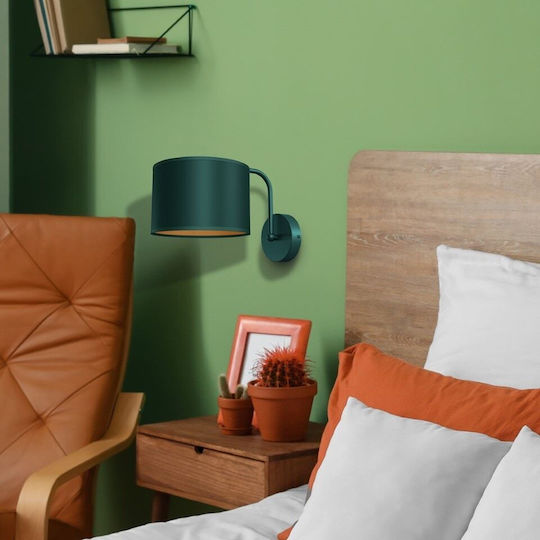 Eko Light Verde Modern Leuchte Wand mit Fassung E27 Grün 29cm