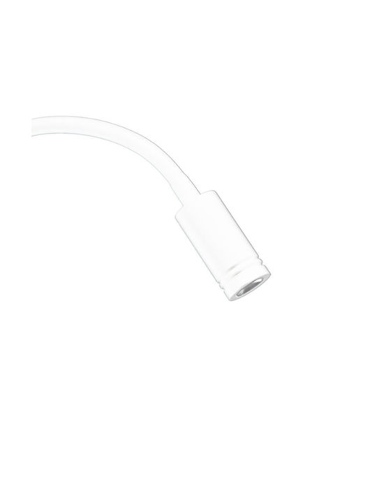 Eko Light Μοντέρνο Φωτιστικό Τοίχου με Ενσωματωμένο LED με Θύρα USB Λευκό