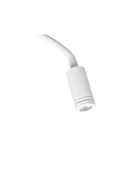 Eko Light Modern Lumină de Perete cu LED Integrat cu Port USB Alb