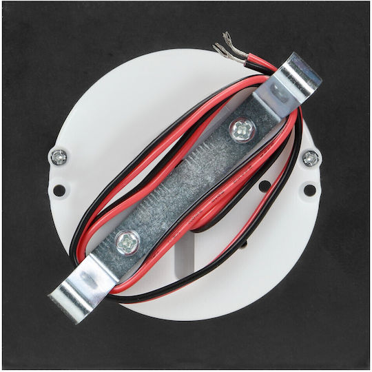 Orno Lamp Wall with Integrated LED and Cool White Light Black