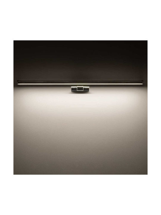 Nowodvorski Lamp Bathroom with Integrated LED and Warm White Light Gray 80x12.8x5cm
