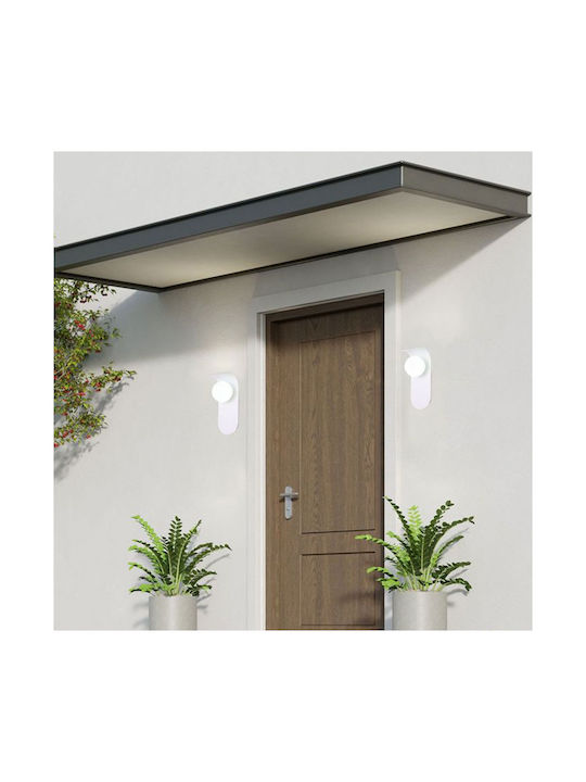 V-TAC Lumină De perete Alb 9.5x12x25cm V-TAC Lumină De perete Alb 9.5x12x25cm