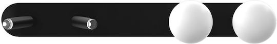 Eko Light Sirio Leuchte Wand Schwarz 64cm