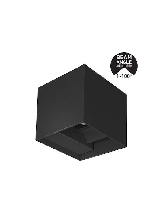 Eurolamp Lamp Wall and Switch Black 100x10x10cm