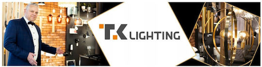 TK Lighting Модерен Осветително тяло За стена с фасунга G9 Розов 15.5см.