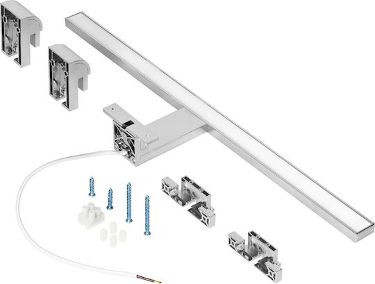Orno Modern Lamp Bathroom with Integrated LED and Natural White Light 50x50cm