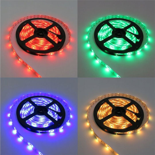 Eco Light Ταινία LED 12V RGB Φως 5m Τύπου SMD5050