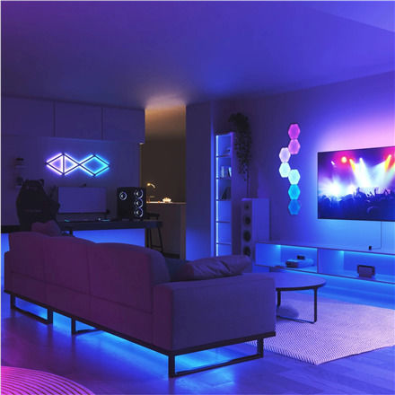 Nanoleaf Smart Ταινία LED Wi-Fi Τηλεόρασης RGB Φως 5.2m με Τροφοδοτικό