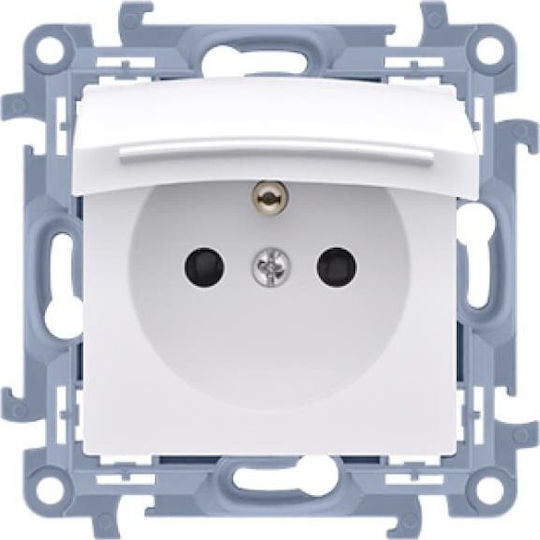 Kontakt-Simon Single Walled Power Socket Black