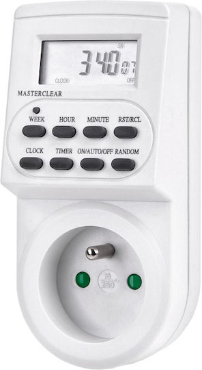 Digital Weekly Timer Socket with Random Programming Option