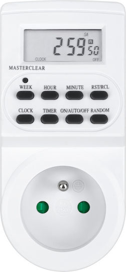 Digital Weekly Timer Socket with Random Programming Option