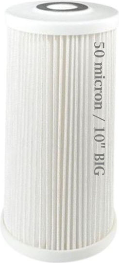 Atlas Filtri Ersatz-Wasserfilter Zentrales Wasserfiltersystem 10" Groß-Blau TS 10 BIG SX 50 μm (Mikrometer)