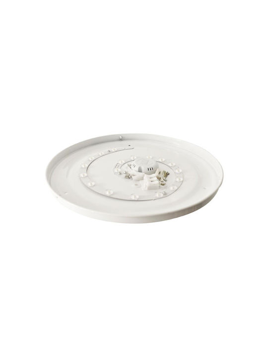 Eko Light Plafonieră de Tavan Baie 33buc Albă cu LED Integrat