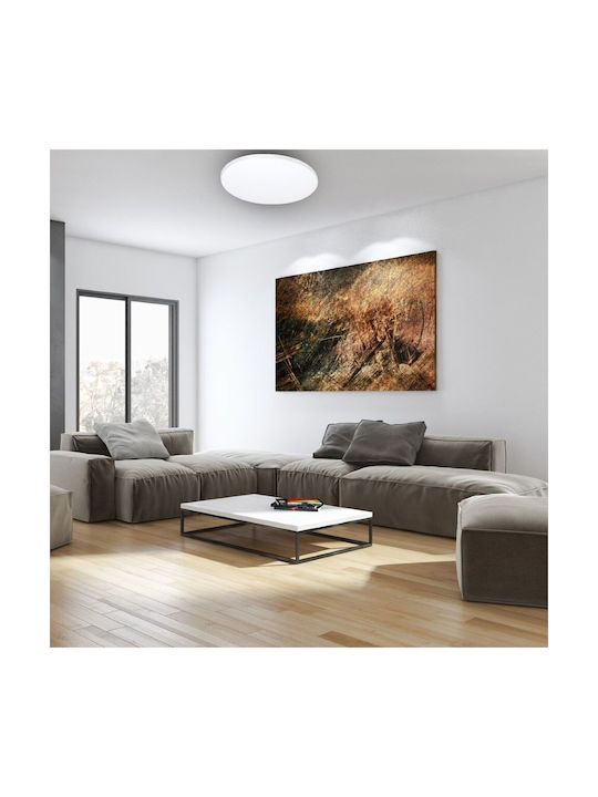 Eko Light Πλαφονιέρα 55εκ. LED με Τηλεχειριστήριο