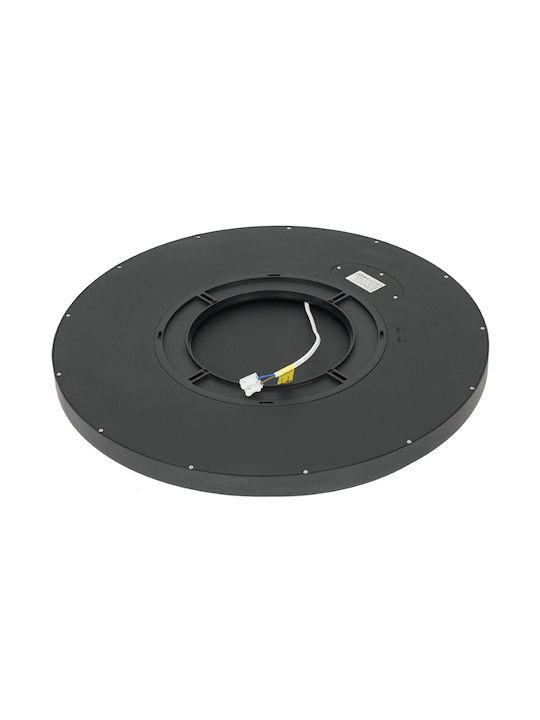 Eko Light Plafonieră de Tavan Neagră cu LED Integrat