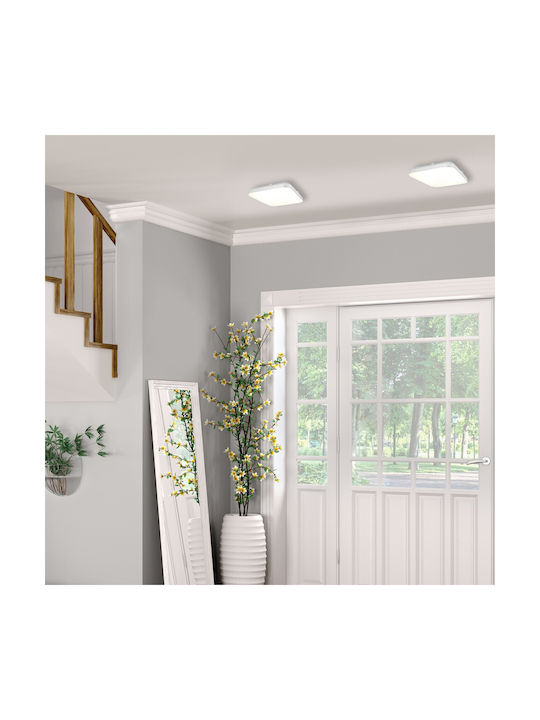 Eko Light Ceiling Mount Light White with Integrated LED