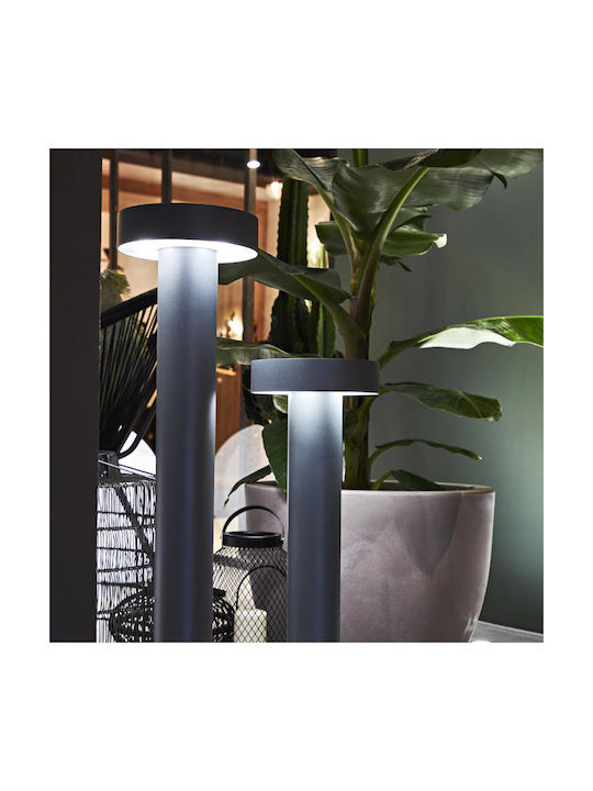 Ideal Lux Tesla Outdoor Floor Lamp Small Post 15W IP44 for G9 Socket Brown