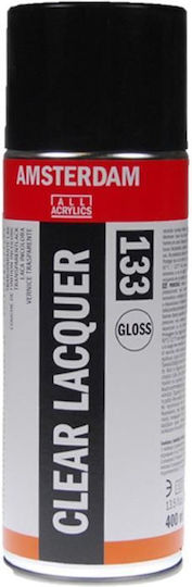 Royal Talens Σπρέι Βερνίκι Amsterdam Clear Lacquer Ακρυλικό με Γυαλιστερό Εφέ Διάφανο 133 400ml