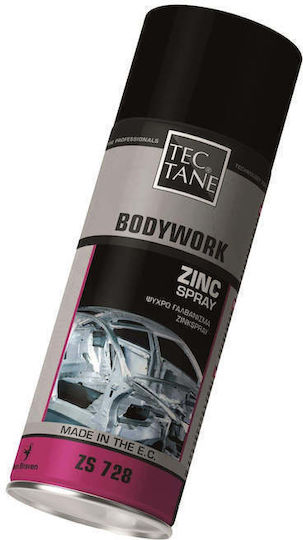 Bostik Den Braven Σπρέι Γαλβανισμού Zinc με Ματ Εφέ Γκρι Ψυχρό Γαλβάνι Zinc 400ml 12τμχ