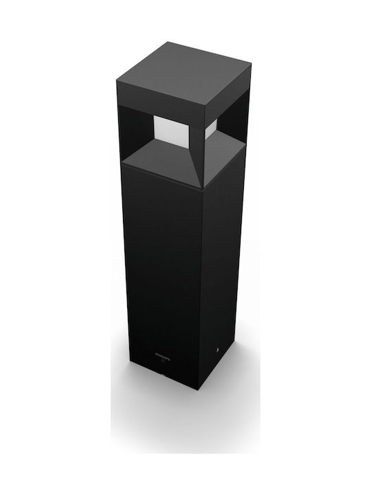 Philips MyGarden Parterre Outdoor Floor Lamp LED 8W with Warm White Light IP44 Black