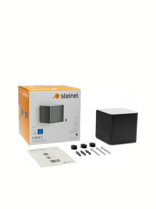 Steinel Επιτοίχια Εξωτερική Πλαφονιέρα LED IP44 9.1W με Θερμό Λευκό Φως