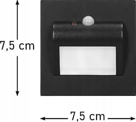 Orno Wall-Mounted Outdoor Light LED 1.5W with Natural White Light