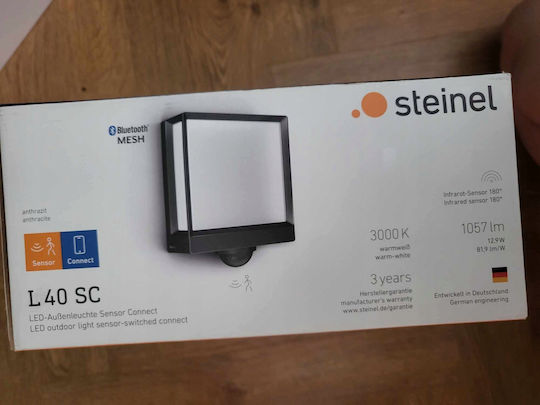 Steinel Wandmontierte Außenbeleuchtung Deckenleuchte LED IP65 12,9W mit Warmweißem Licht