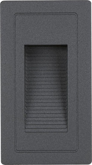Paulmann Wall-Mounted Outdoor Spot Light LED IP44 4W with Warm White Light 62εκ.