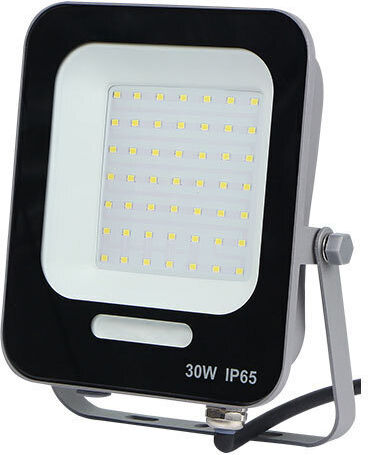 Lucas Waterproof LED Floodlight 30W Cold White 6400K IP65