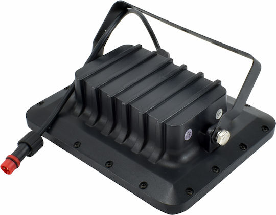 Jortan Waterproof Solar LED Flood Light 100W Cold White 6500K with Photocell and Remote Control IP66