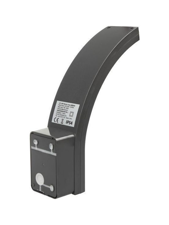 Maclean Energy Wall-Mounted Outdoor Light LED IP54 10W with Natural White Light