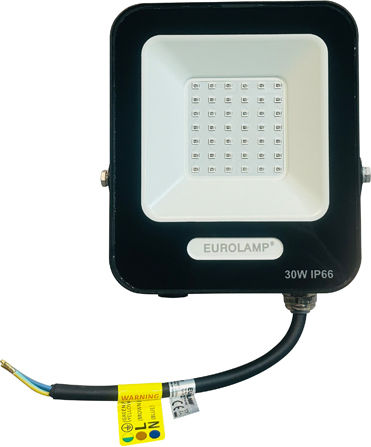 Eurolamp Στεγανός Προβολέας LED 30W Μπλε IP66