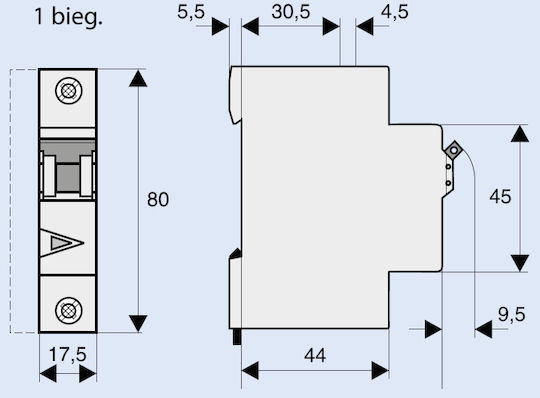 Eaton Автоматичен Прекъсвач 2Спецификация Еднополюсен AC 278549
