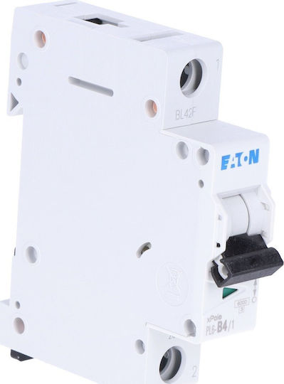 Eaton Automatic Circuit Breaker 4A Single-pole AC 286517