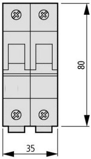Eaton Siguranță automată 2A Bipolară AC/DC 279134