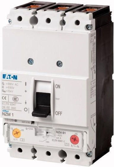 Eaton Siguranță automată 100A Tripolară AC/DC 271396