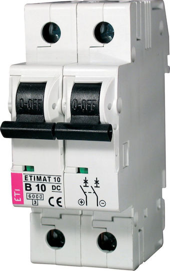 ETI Siguranță automată 10A Bipolară AC/DC 002128714