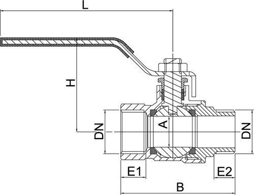 Invena Vana / Comutator 1/2"