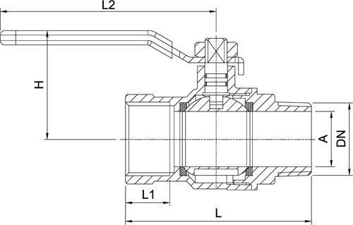 Invena Βάνα / Διακόπτης 1/2"