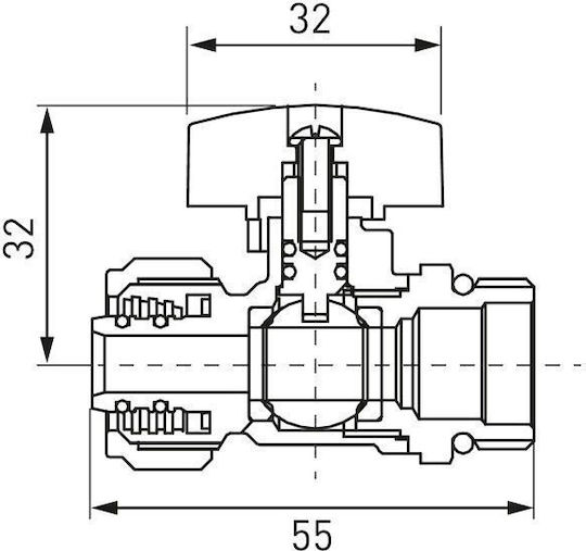 Ferro Βάνα / Διακόπτης 1/2"
