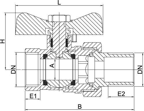 Invena Vana / Comutator 3/4"
