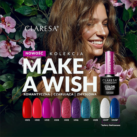 Claresa Make A Wish 5 Gel Nail Polish Make A Wish 5 With Glitter 5gr