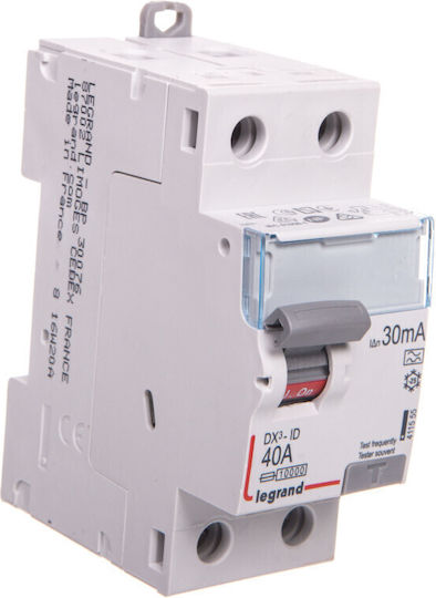 Legrand Relee de Fază Scurgere de pământ 40A Bipolar cu Tensiune 230V
