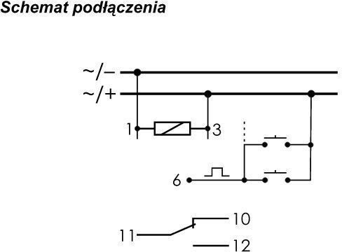 F&F Ρελέ Ράγας Καστάνιας 16A με Τάση 240V