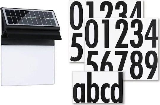 Paulmann Wandmontiert Solarleuchte Hausnummer 2W 14lm mit Warmes Weiß Licht 3000K IP44