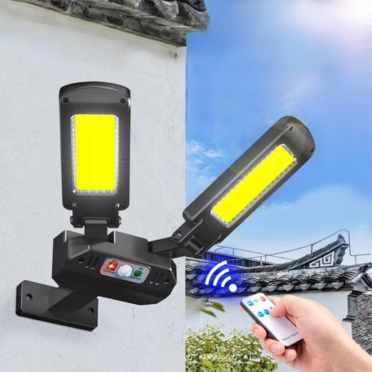 Maclean Energy Street Solar Light 5W 450lm Cold White 6500K with Motion Sensor and Remote Control IP54