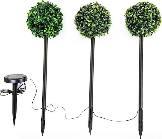 Saska Garden Set of 3 Stake Solar Lights Balls with Motion Sensor and Photocell IP44