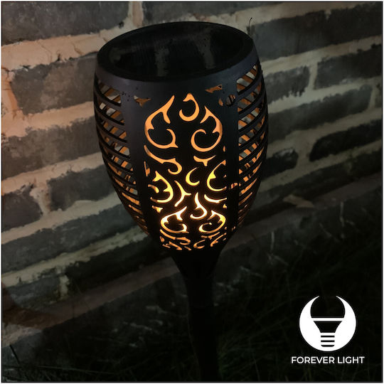 Forever Light Καρφωτό Ηλιακό Φωτιστικό Πυρσός 2.4W με Θερμό Λευκό Φως 3000K IP65